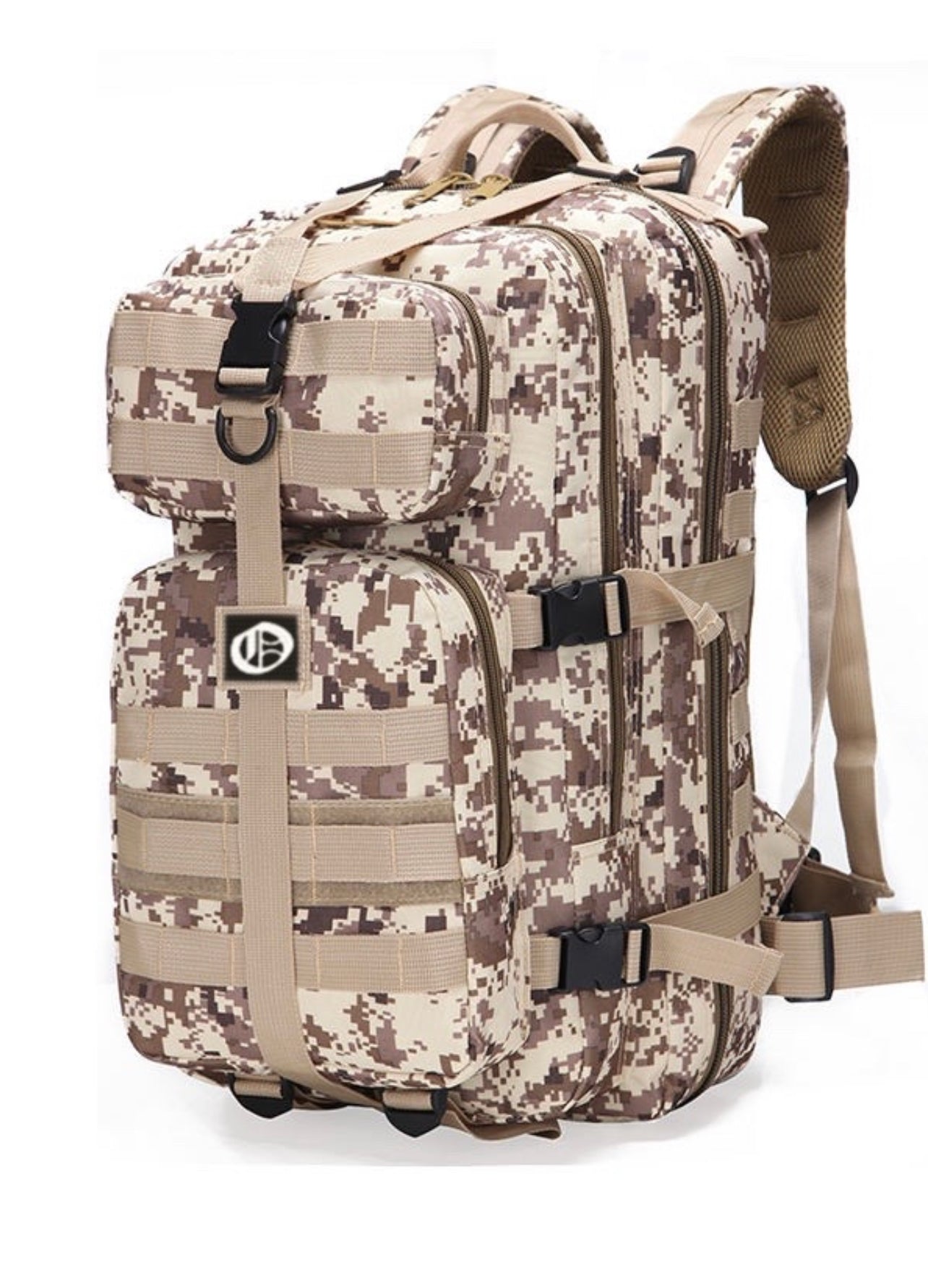 Olokun Dessert Camo medium-sized Tactical Molle Backpack