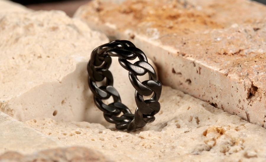 Unisex Cuba Rings (BLACK)