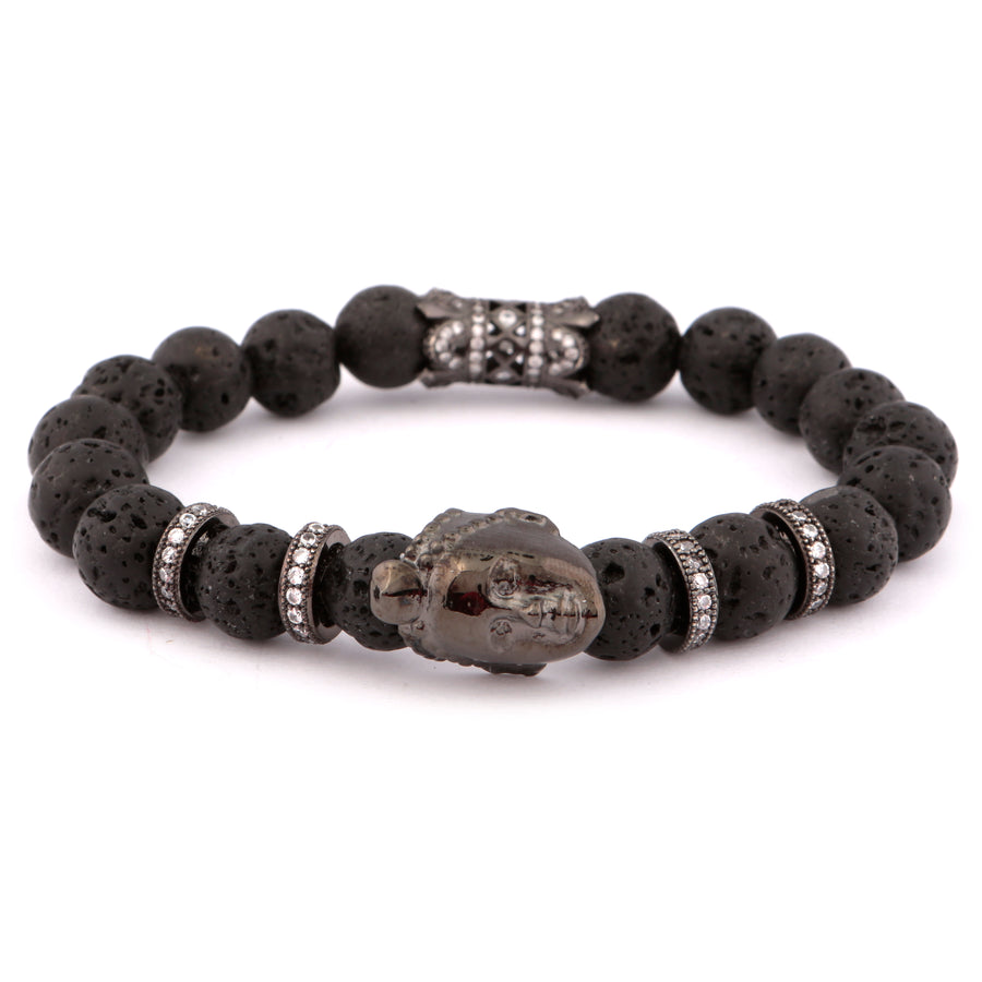 Olokun Beaded Bracelet –1 (BLACK)