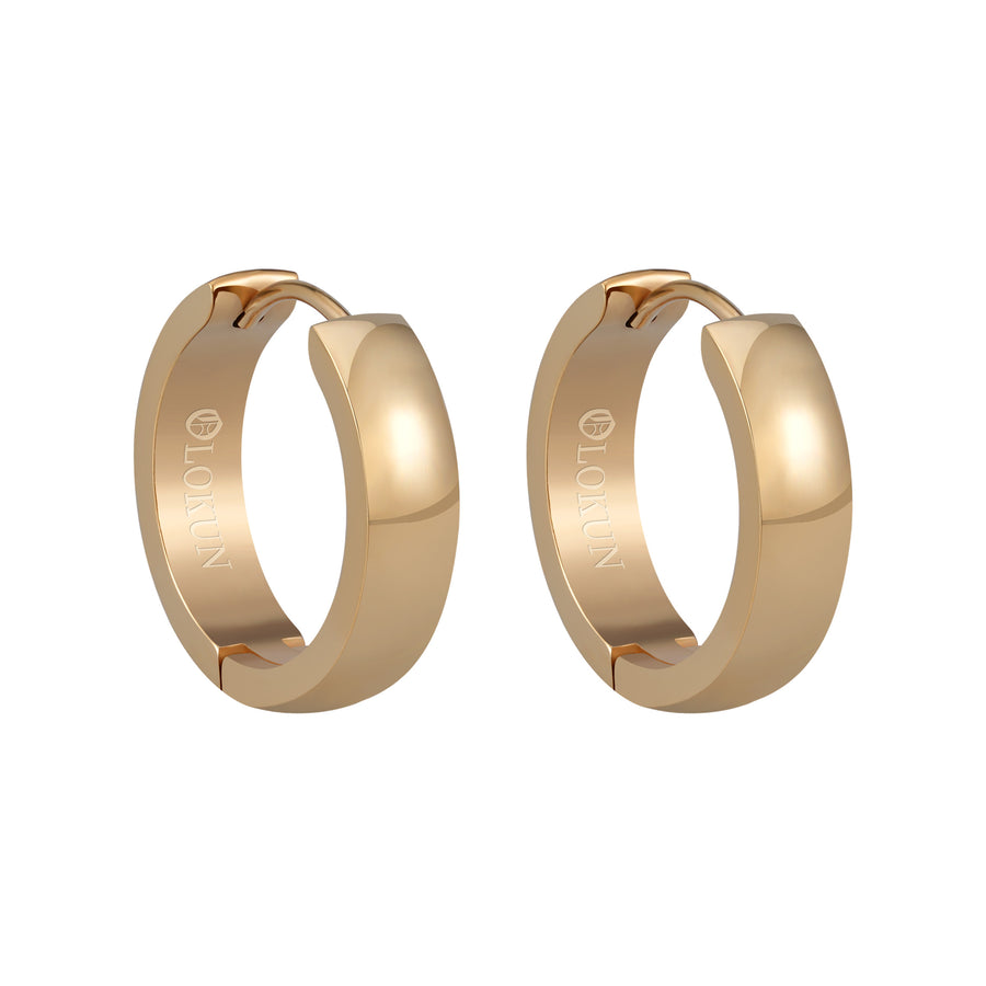 Olokun Minimal Hoop Earrings (GOLD)