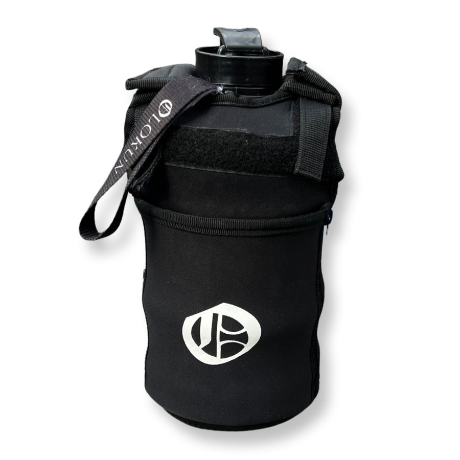 OLOKUN 2.2L Water Bottle WITH Black Sleeve