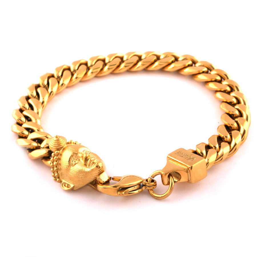 CUBA BRACELET (GOLD) with OLOKUN CHARM