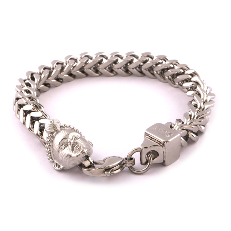 FRANCO BRACELET (SILVER) with OLOKUN CHARM